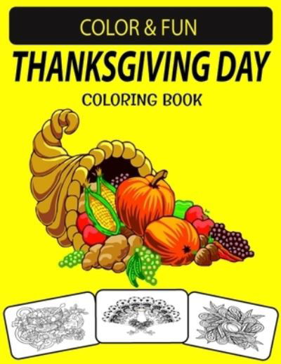 Cover for Black Rose Press House · Thanksgiving Day Coloring Book (Paperback Book) (2020)