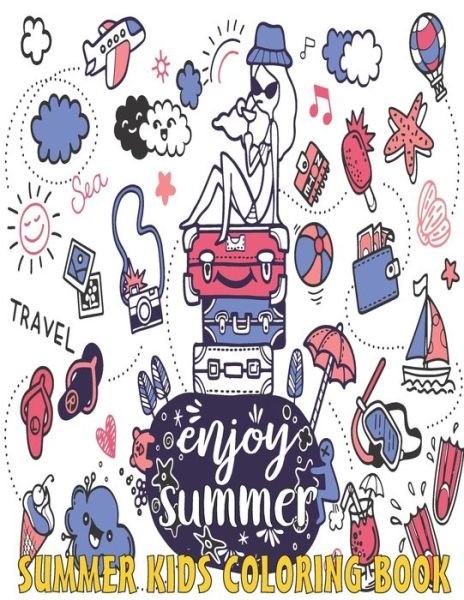 Cover for Obeezon C · Enjoy Summer - Summer kids coloring book (Pocketbok) (2020)