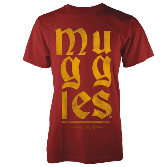 Cover for Harry Potter · Harry Potter: Muggles (T-Shirt Unisex Tg. M) (N/A) [size M] [Maroon edition] (2016)