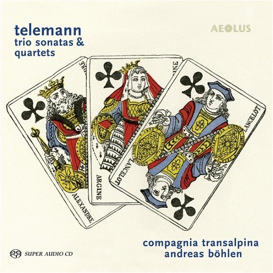 Telemann: Trio Sonatas & Quartets - Compagnia Transalpina - Musik - AEOLUS - 4026798103668 - 1. december 2023