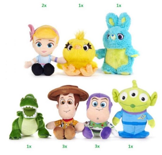 Cover for Toy Story 4 · Peluche 20 Cm (Assortimento) (MERCH)