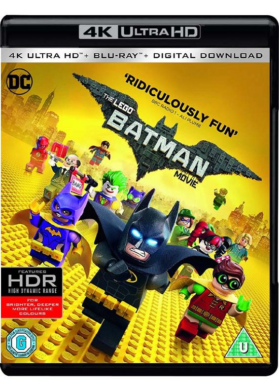 Cover for The Lego Batman Movie (4K UHD Blu-ray) (2017)