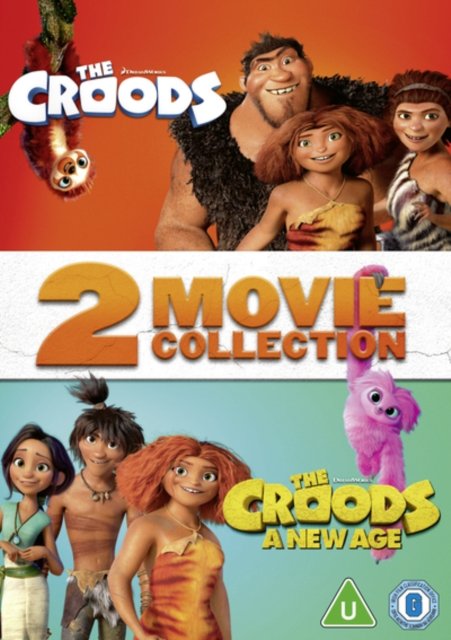 Cover for The Croods - 2 Movie Collectio · The Croods / The Croods 2 - A New Age (DVD) (2021)