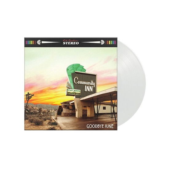 Cover for Goodbye June · Community Inn (White Vinyl) (VINYL) (2023)