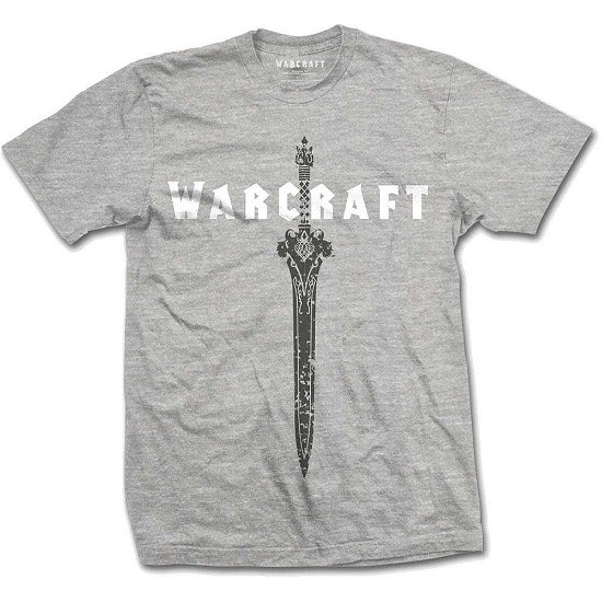 Cover for World of Warcraft · World of Warcraft Unisex T-Shirt: Sword (Klær) [size S] [Grey - Unisex edition]