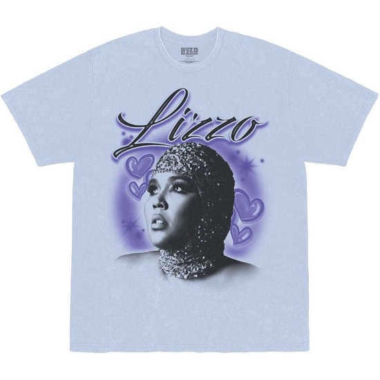 Lizzo Unisex T-Shirt: Special Hearts Airbrush - Lizzo - Merchandise -  - 5056561073668 - 