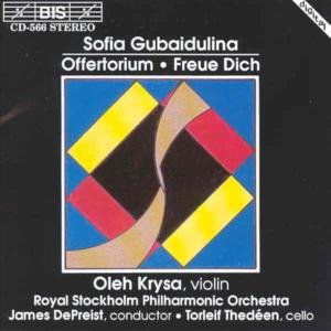 Offertorium / Rejoice - Gubaidulina / Depreist / Royal Stockholm Phil Orch - Musiikki - Bis - 7318590005668 - keskiviikko 12. lokakuuta 1994