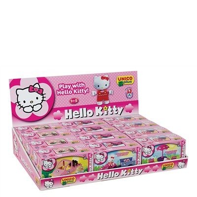 Costruzioni 2-5 Anni - Hello Kitty - Mini Box Assortimento 1 (Giardino / Safari / Trattore) (Made In Italy) - Androni: Unico Plus - Merchandise - Androni Giocattoli - 8000796886668 - 
