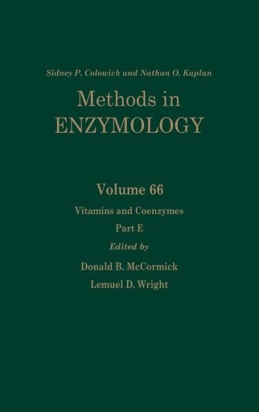 Vitamins and Coenzymes, Part E - Methods in Enzymology - Sidney P Colowick - Bücher - Elsevier Science Publishing Co Inc - 9780121819668 - 6. Juni 1980