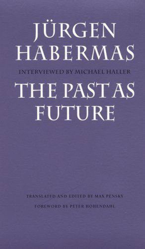 Cover for Jurgen Habermas · The Past as Future (Taschenbuch) [Reissue edition] (1994)