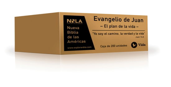 Cover for Lockman Foundation Lockman Foundation · NBLA, Evangelio de Juan, 'El plan de la vida', Tapa rustica, Caja de 200 (Paperback Book) (2024)