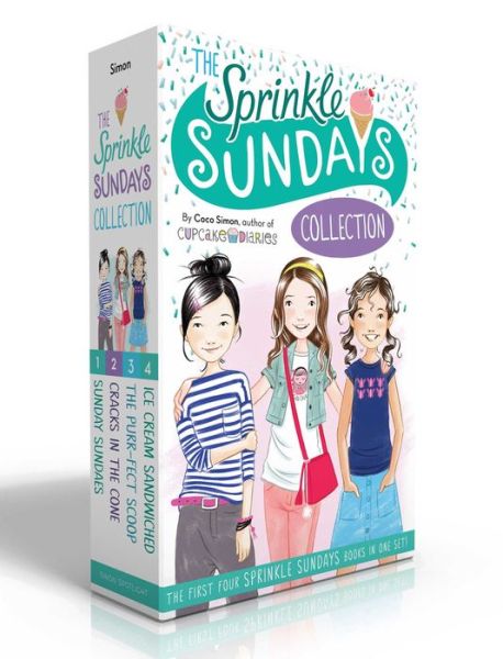 Cover for Coco Simon · The Sprinkle Sundays Collection (Boxed Set): Sunday Sundaes; Cracks in the Cone; The Purr-fect Scoop; Ice Cream Sandwiched - Sprinkle Sundays (Paperback Book) (2018)