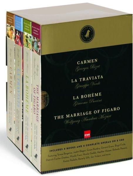 Cover for Georges Bizet · Black Dog Opera Library Box Set: Includes La Boheme, Carmen, La Traviata and The Marriage of Figaro (Hardcover Book) (2013)
