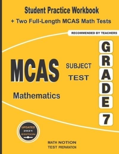 Cover for Michael Smith · MCAS Subject Test Mathematics Grade 7 (Paperback Book) (2021)