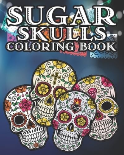 Cover for Jupiter Moon Coloring Books · Sugar Skull Coloring Book (Paperback Book) (2019)