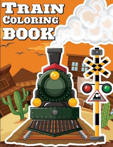 Cover for Gray Kusman · Train Coloring Book (Pocketbok) (2018)