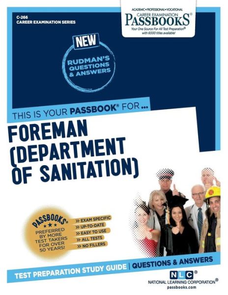 Cover for National Learning Corporation · Foreman (Dept. of Sanitation) (Paperback Book) (2018)