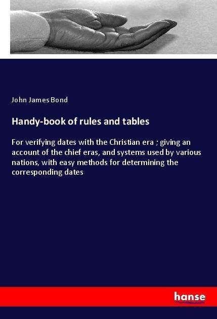 Handy-book of rules and tables - Bond - Bücher -  - 9783337918668 - 