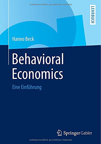 Cover for Hanno Beck · Behavioral Economics (Book) [2014 edition] (2014)