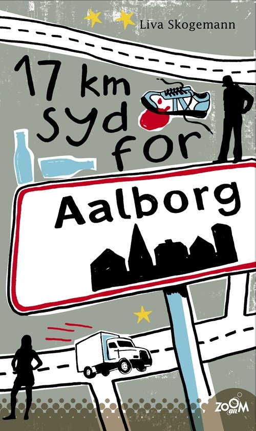 Cover for Liva Skogemann · 17 km syd for Aalborg (Poketbok) [1:a utgåva] (2012)