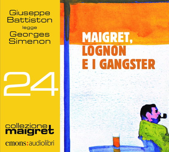 Cover for Georges Simenon · Maigret, Lognon E I Gangster Letto Da Giuseppe Battiston. Audiolibro. CD Audio Formato MP3. Ediz. Integrale (Book)