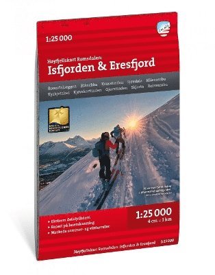 Cover for Romsdalen: Isfjorden &amp; Eresfjord - Hoyfjellskart - High alpine map (Map) (2022)