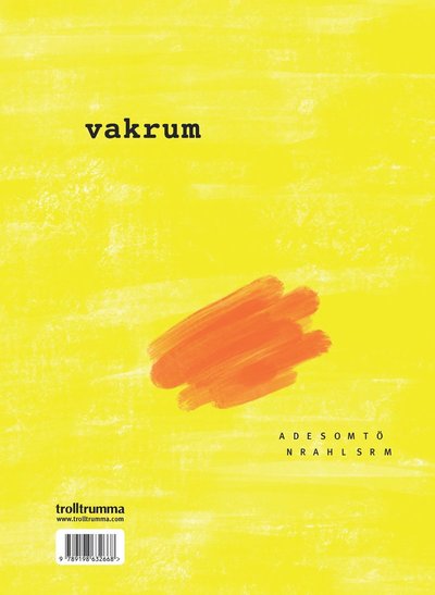 Cover for Andreas Holmström · Vakrum (Hardcover Book) (2023)