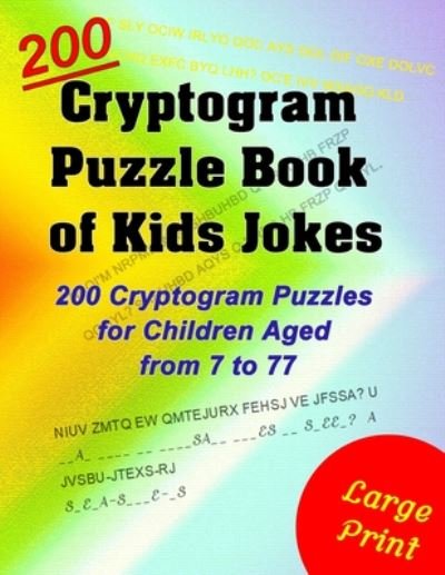 Cover for Digiartpress · Cryptogram Puzzle Book of Kids Jokes (Paperback Book) (2020)