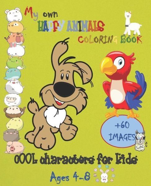 Cover for Ha Books · My own Happy Animals Coloring book (Pocketbok) (2020)