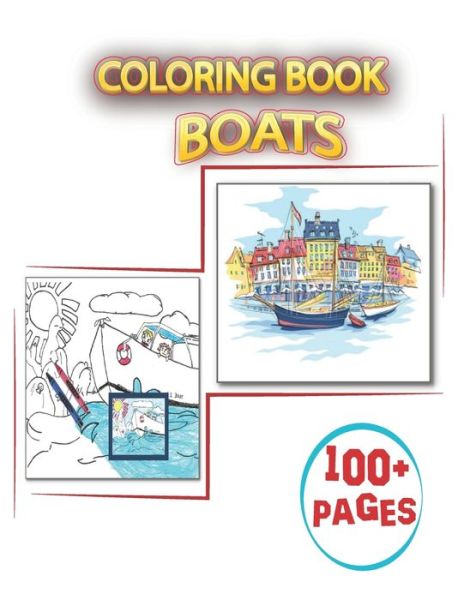 Cover for Mili · Coloring Book Boats (Taschenbuch) (2021)