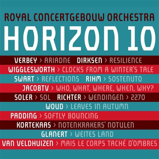 Cover for Royal Concertgebouw Orchestra · Horizon 10 (CD) (2022)