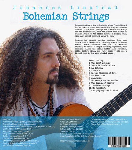 Cover for Johannes Linstead · Bohemian Strings (CD) (2022)