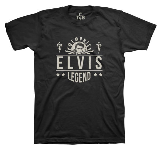 Cover for Elvis Presley · Legend (T-shirt) [size L] [Black edition] (2018)