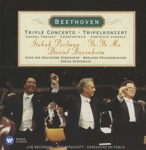 Cover for Itzhak Perlman / Yo Yo Ma / Berliner Philharmoniker / Daniel Barenboim · Beethoven: Triple Concerto (CD) (2015)