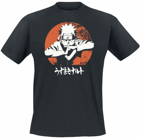 NARUTO SHIPPUDEN - Tshirt Naruto man SS black - - T-Shirt Männer - Merchandise - ABYstyle - 3665361043669 - February 7, 2019