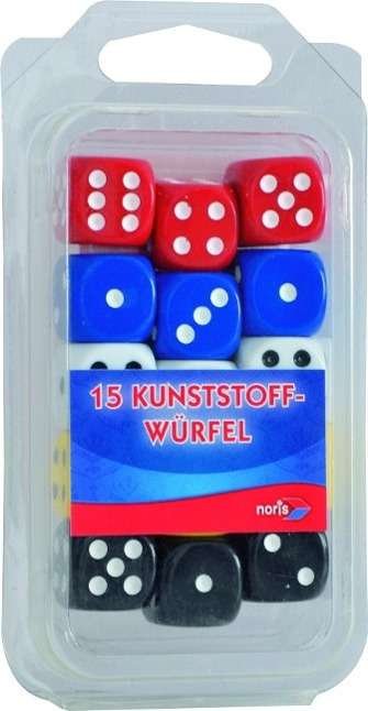 Cover for 15 Kunststoff · 15 bunte Kunststoffwürfel (Zub.)615-4366 (Bog) (2018)