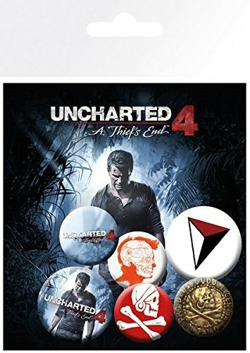 Uncharted 4: Mix (Badge Pack) - Gb Eye - Merchandise - Gb Eye - 5028486343669 - 