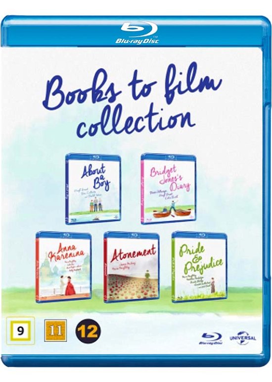 Cover for Books To Film Collection · About A Boy / Bridget Jones's Diary / Anna Karenina / Atonement / Pride &amp; Prejudice (Blu-ray) (2016)