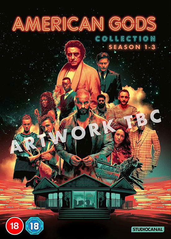 Fox · American Gods Seasons 1 to 3 (DVD) (2021)