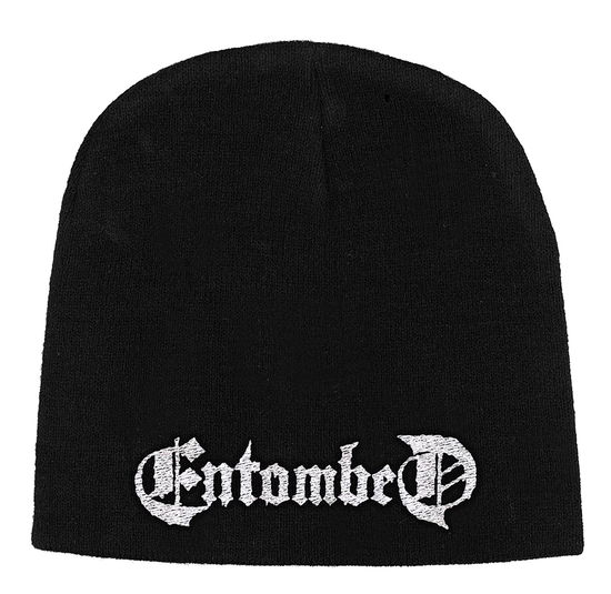 Entombed Unisex Beanie Hat: Logo - Entombed - Produtos - PHM - 5055339797669 - 28 de outubro de 2019