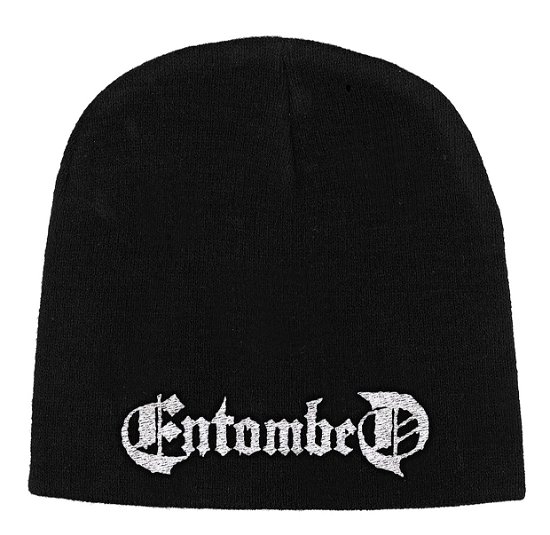 Cover for Entombed · Entombed Unisex Beanie Hat: Logo (CLOTHES) [Black - Unisex edition] (2019)