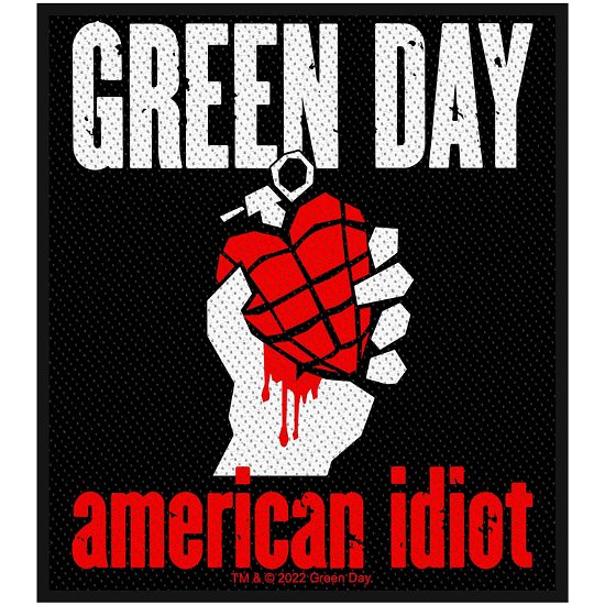 Green Day Standard Woven Patch: American Idiot - Green Day - Mercancía -  - 5056365717669 - 