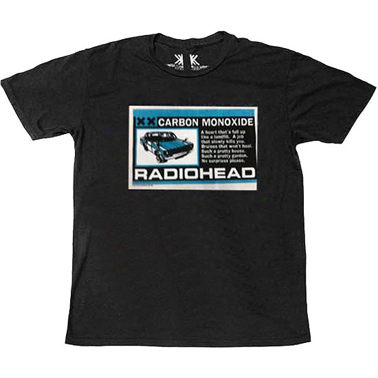 Cover for Radiohead · Radiohead Unisex T-Shirt: Carbon Patch (T-shirt) [size S] [Black - Unisex edition]