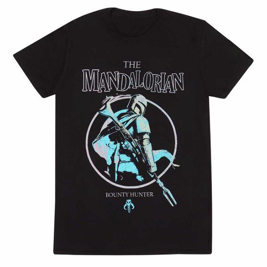 Cover for Star Wars: The Mandalorian · Grunge Poster - Black (T-Shirt Unisex Tg. 2XL) (N/A)