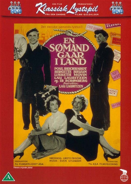Cover for En sømand går i land (1954) [DVD] (DVD) (2024)