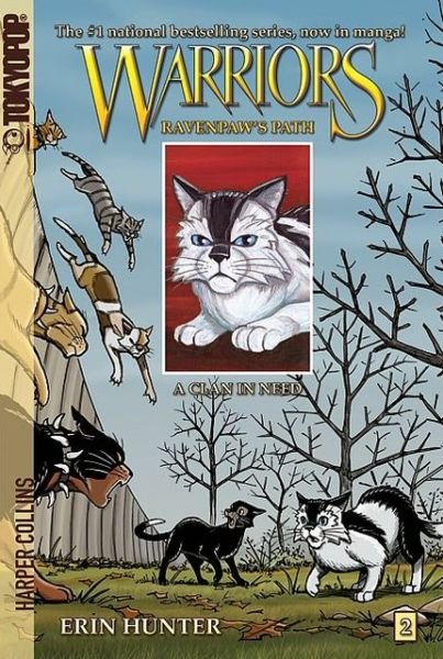 Cover for Erin Hunter · Warriors Manga: Ravenpaw's Path #2: A Clan in Need - Warriors Manga (Paperback Bog) (2010)