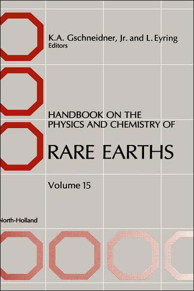 Cover for Gschneidner · Handbook on the Physics and Chemistry of Rare Earths - Handbook on the Physics &amp; Chemistry of Rare Earths (Gebundenes Buch) (1991)