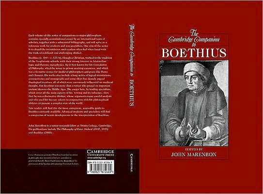 Cover for John Marenbon · The Cambridge Companion to Boethius - Cambridge Companions to Philosophy (Hardcover Book) (2009)