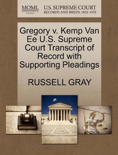 Cover for Russell Gray · Gregory V. Kemp Van Ee U.s. Supreme Court Transcript of Record with Supporting Pleadings (Paperback Book) (2011)