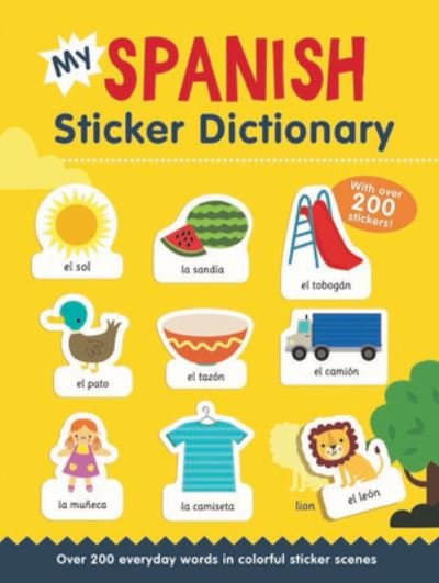 Cover for Catherine Bruzzone · My Spanish Sticker Dictionary (Paperback Bog) (2023)